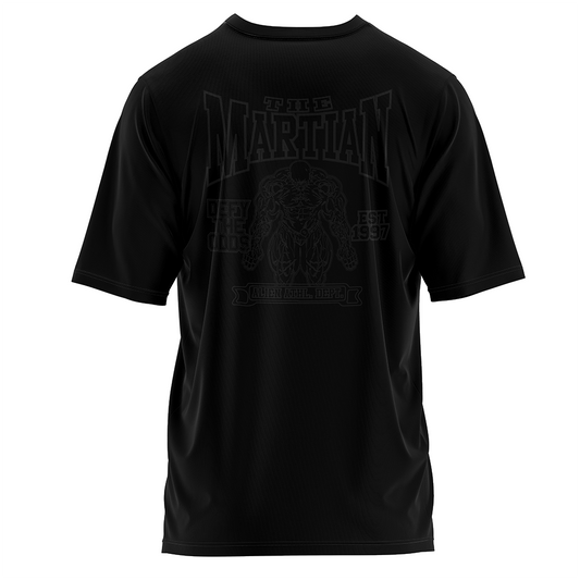 Martian University Oversized Black on Black